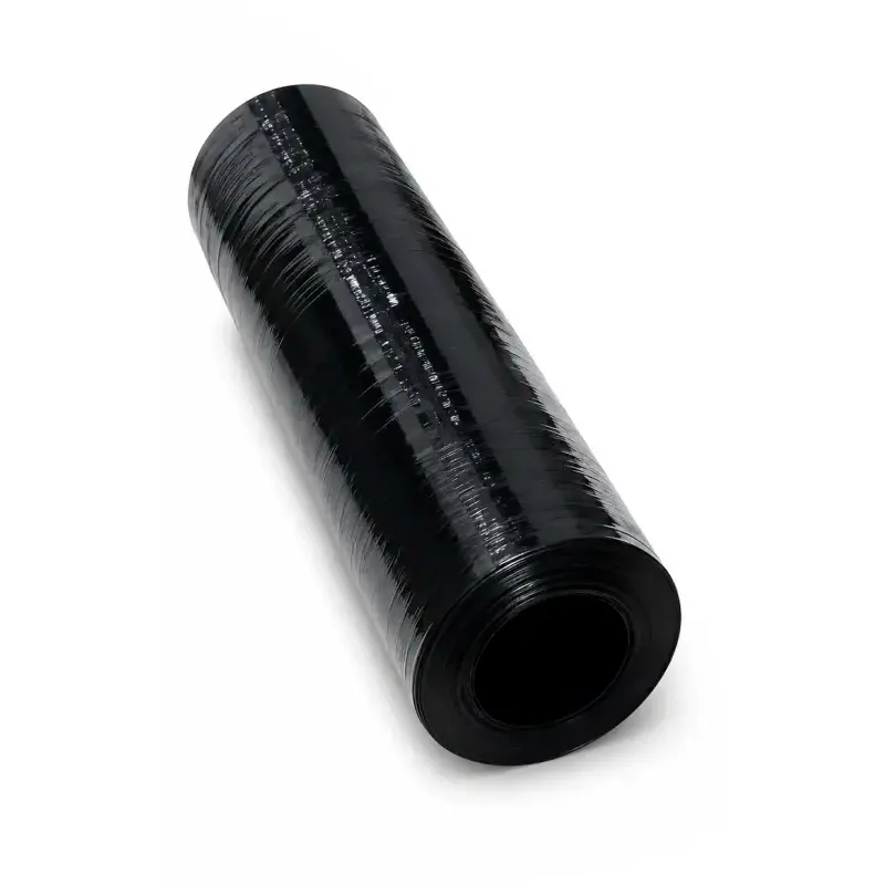 Rollo Film Stretch negro sin cono, 50cm. 1.5kg