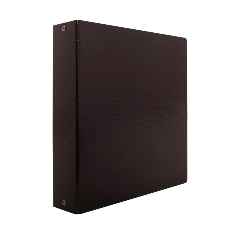 Carpeta 2 anillos 40 mm. A4 Fibra negra
