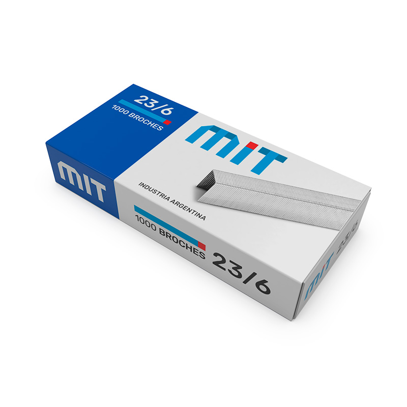 Broches Mit N°23/6, caja de 1000 unidades