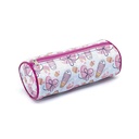 Cartuchera de tela  neopren de 1 cierre Zapatillas tipo tubo