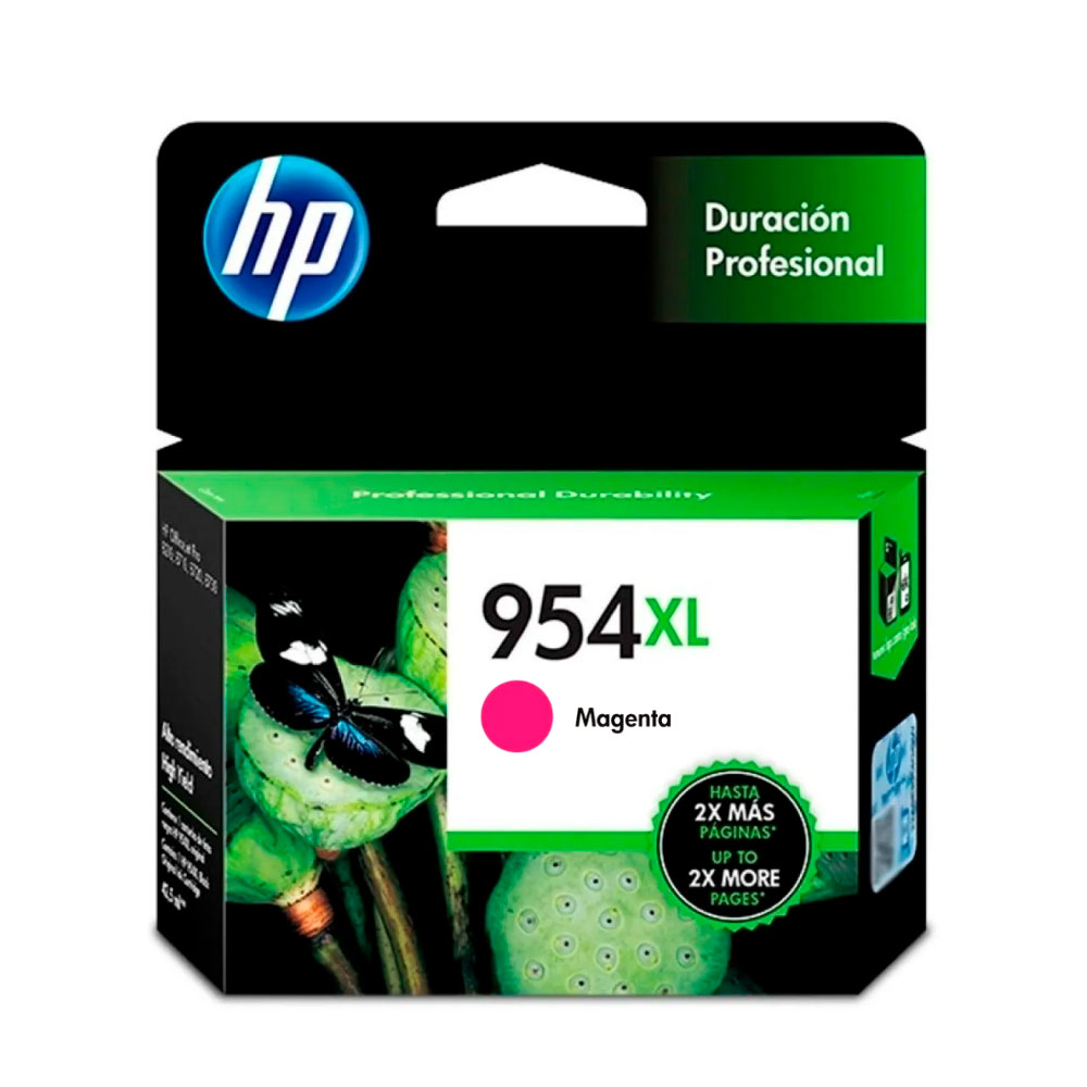 CARTUCHO ORIGINAL HP 954XL LS65AL, Alto Rendimiento Magenta
