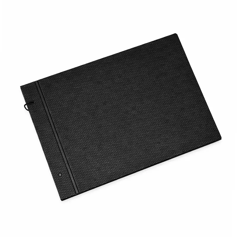 Carpeta N°5 Fibra negra brillante