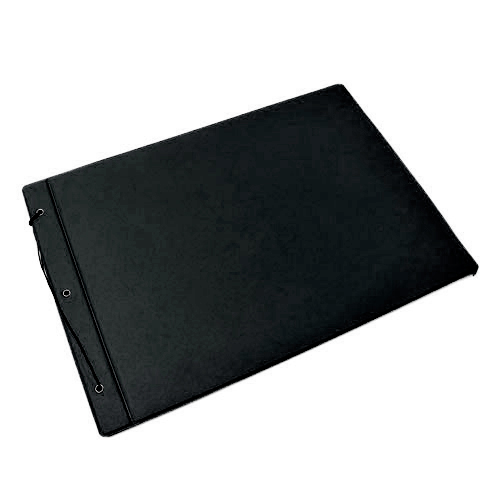 Carpeta N°6 Fibra negra brillante