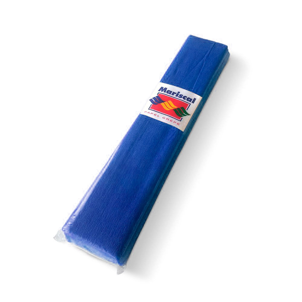 Papel Crepe Mariscal azul marino, pack de 10 unidades
