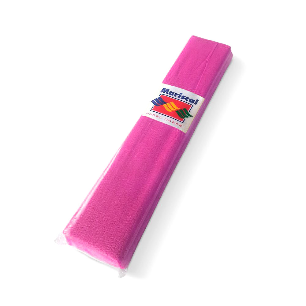 Papel Crepe Mariscal rosa, pack de 10 unidades