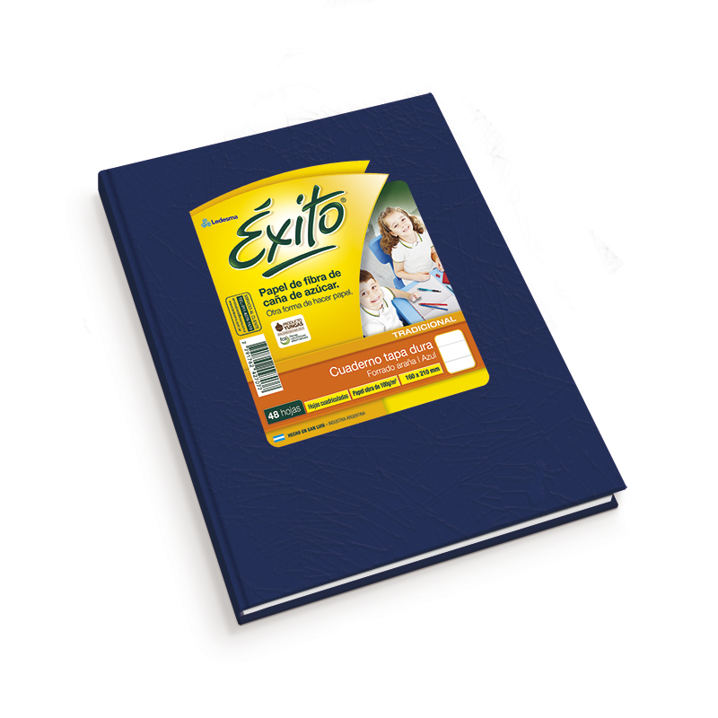 Cuaderno Éxito E1 Universo azul, 16x21cm. 48 hojas cuadriculadas