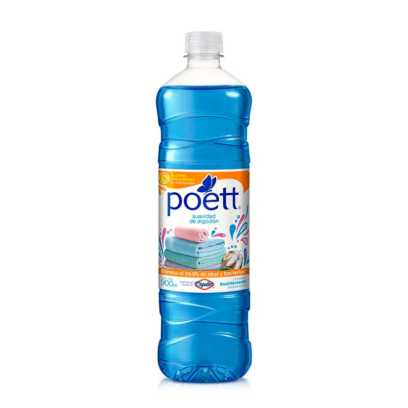 Limpiador desinfectante Poett, 900cc.