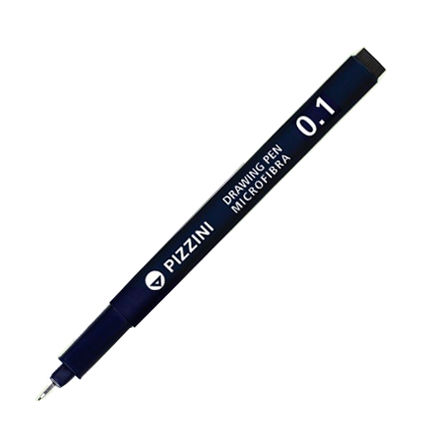 Microfibra Pizzini 0,1, negra