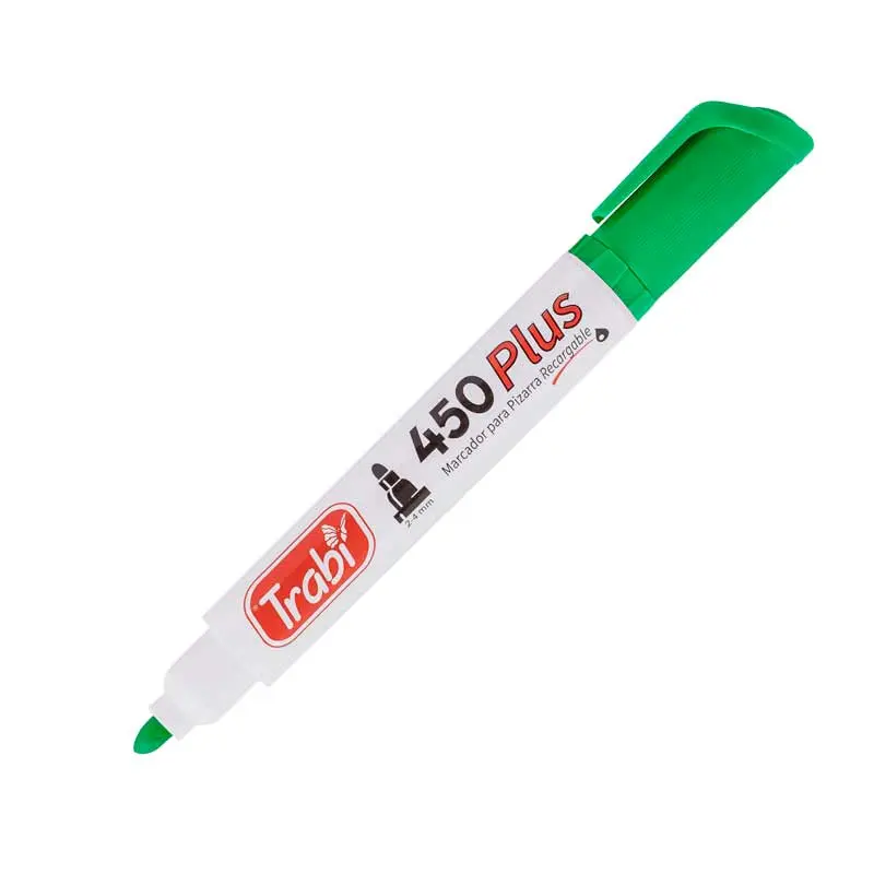 Marcador para pizarra Trabi 450 verde