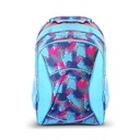 Mochila escolar RQ School 17" celeste manchas