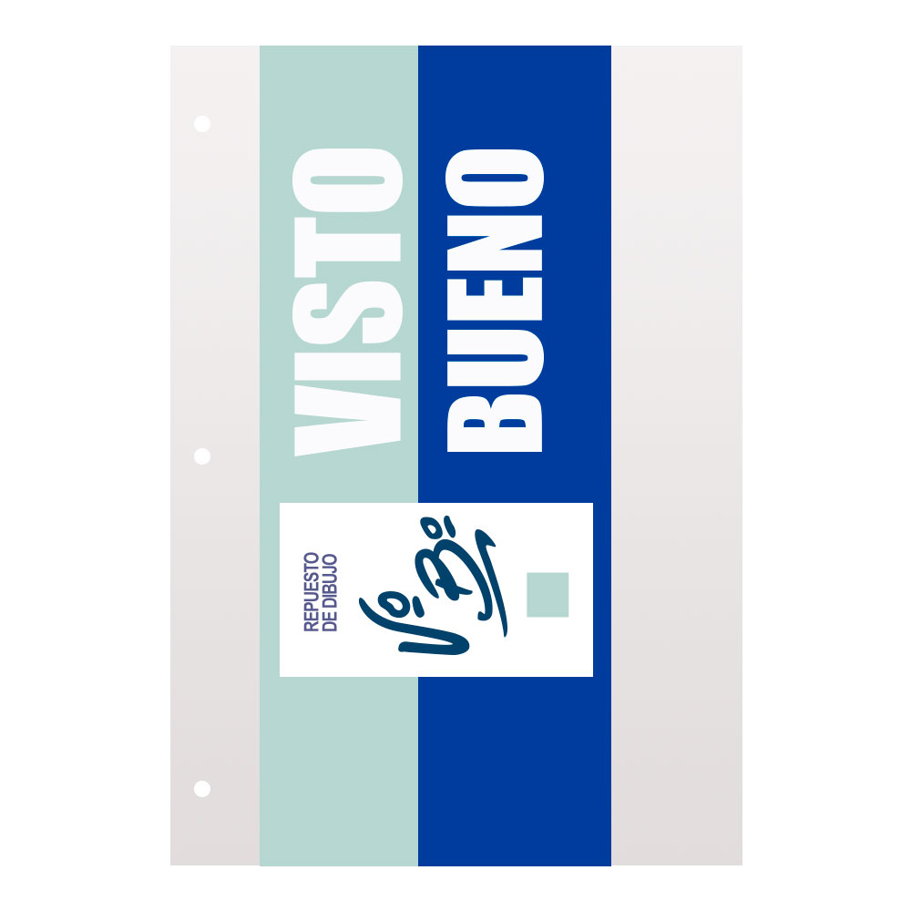 Repuesto de Dibujo Visto Bueno N°3 blanco, 8 hojas(D)
