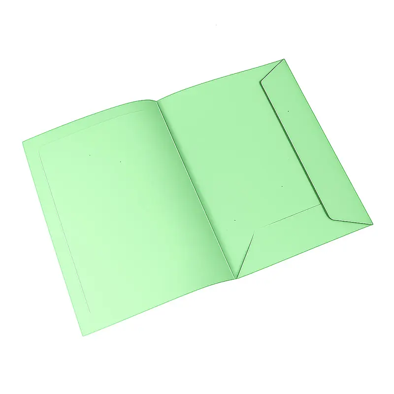 Carpeta Presentación de cartulina A4 verde