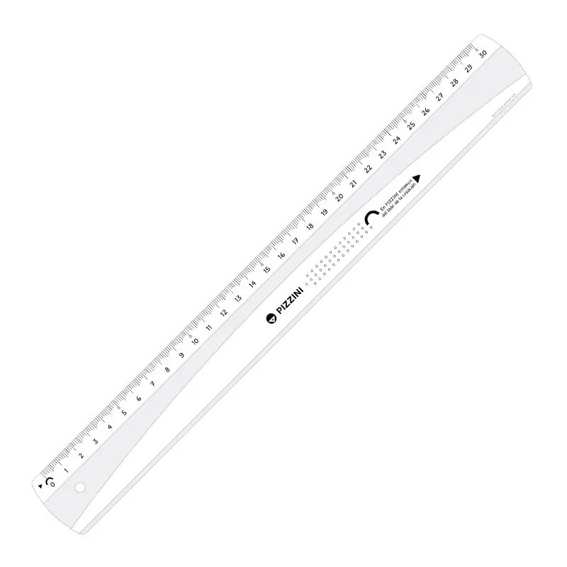 Regla acrílica Pizzini 1712, 30cm.