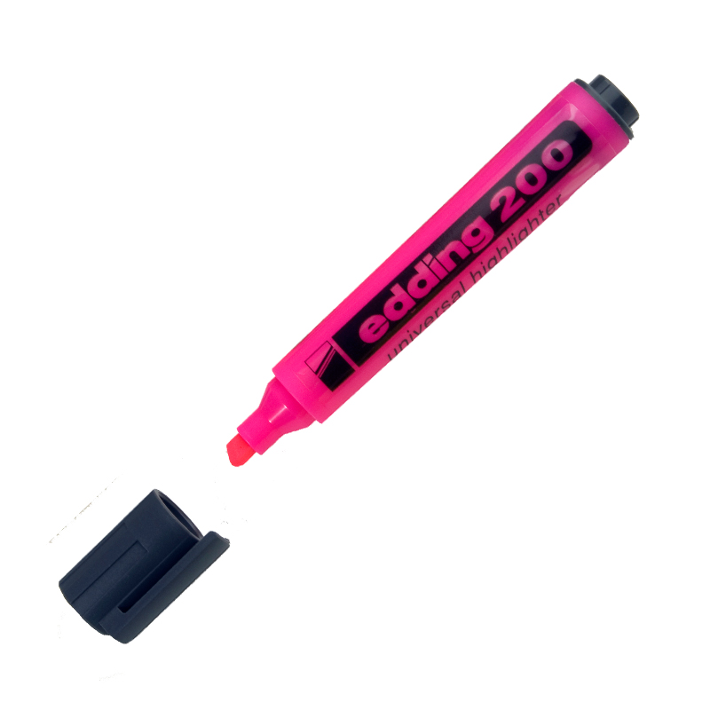Resaltador Redondo Edding 200 rosa