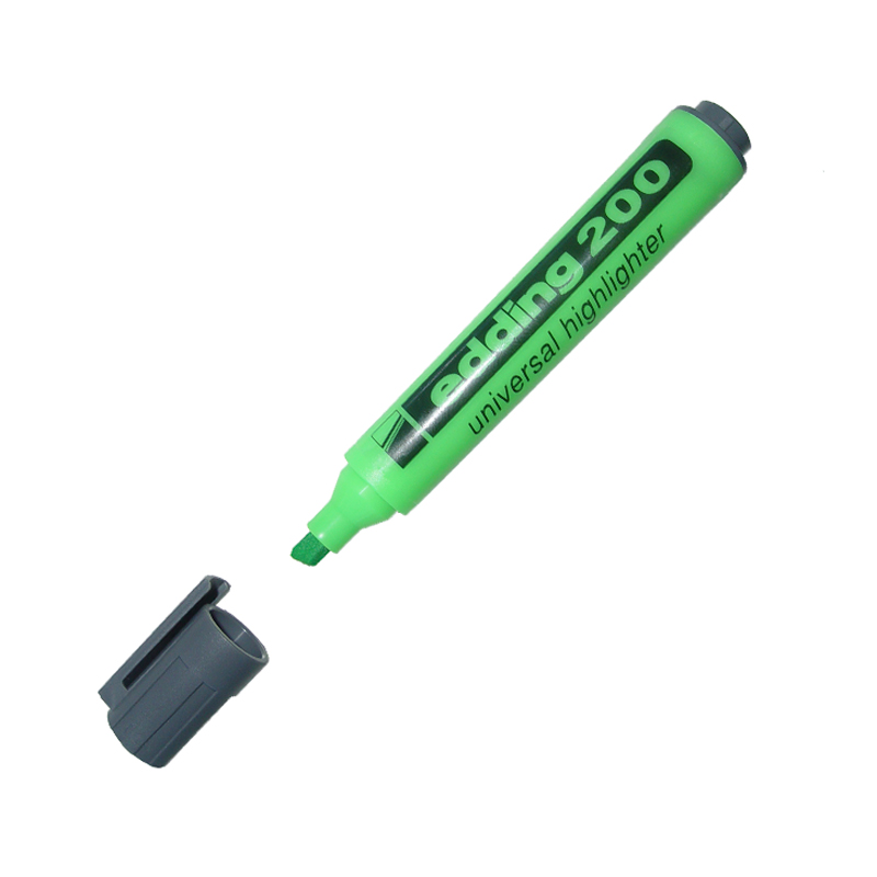 Resaltador Redondo Edding 200 verde