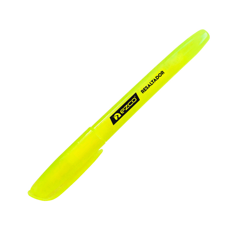 Resaltador Fino Ezco Neón amarillo