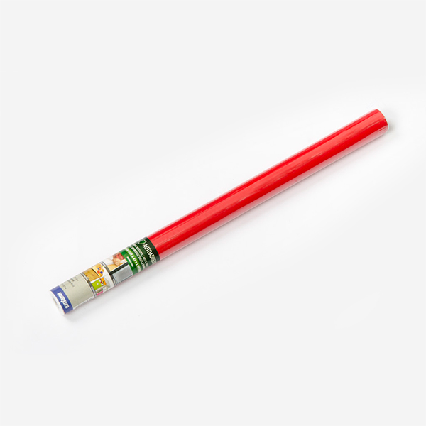 Rollo autoadhesivo rojo, 45cm. x 10mts.