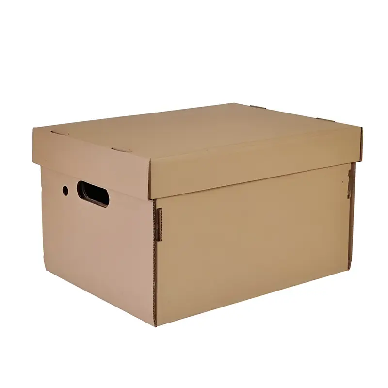 Caja Multiuso Kraft Pemium Reforzada 42x32x25cm., pack de 25 unidades art. 406