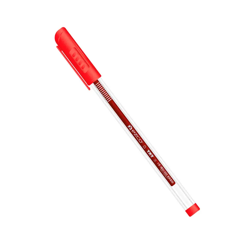 Bolígrafo Ezco TXT rojo, 1mm.(D)
