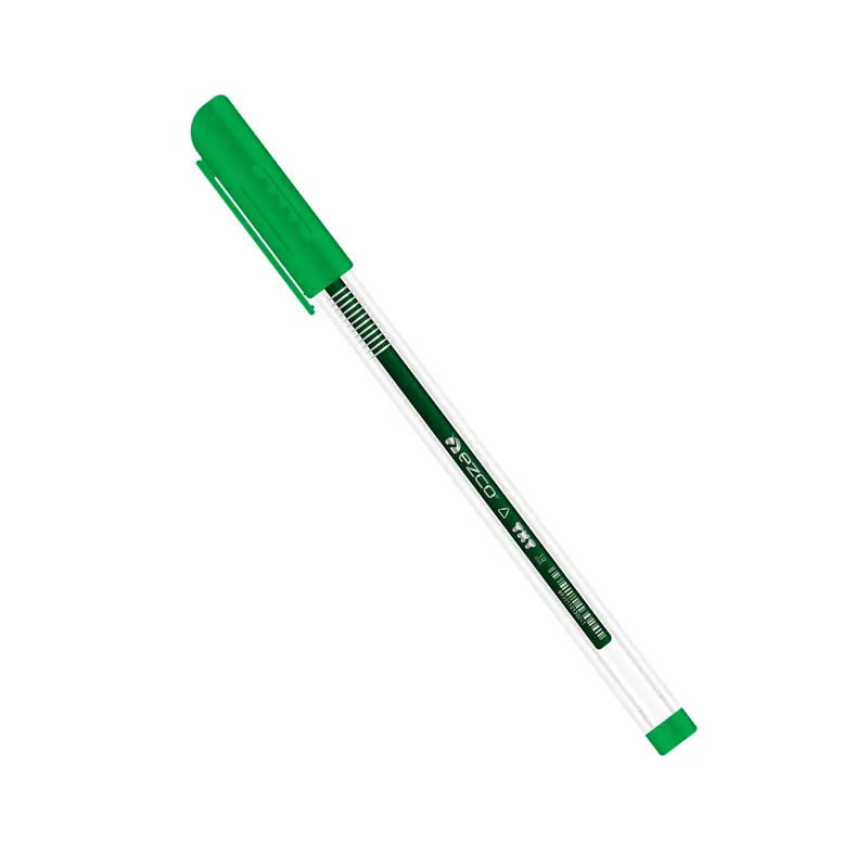 Bolígrafo Ezco TXT verde, 1mm. (D)