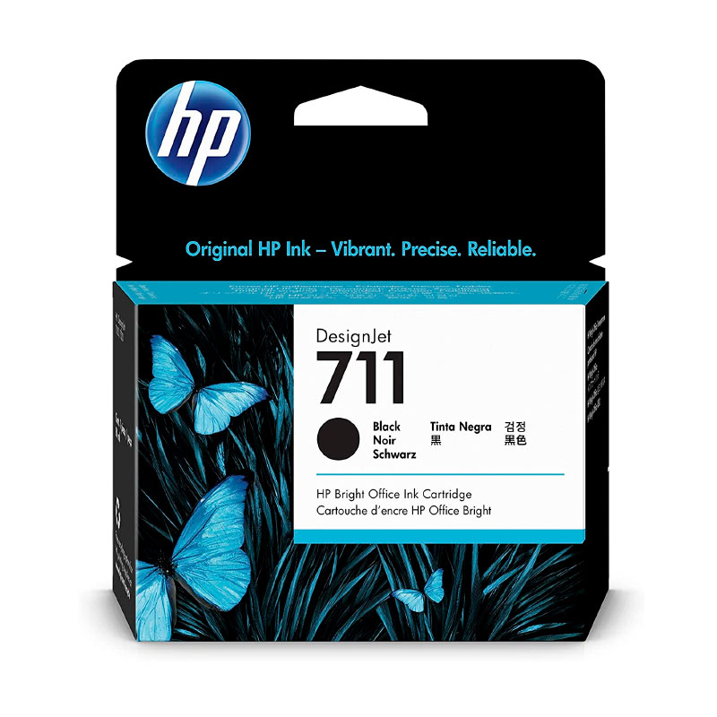 CARTUCHO ORIGINAL HP 711 CZ129A, Negro 38 ML