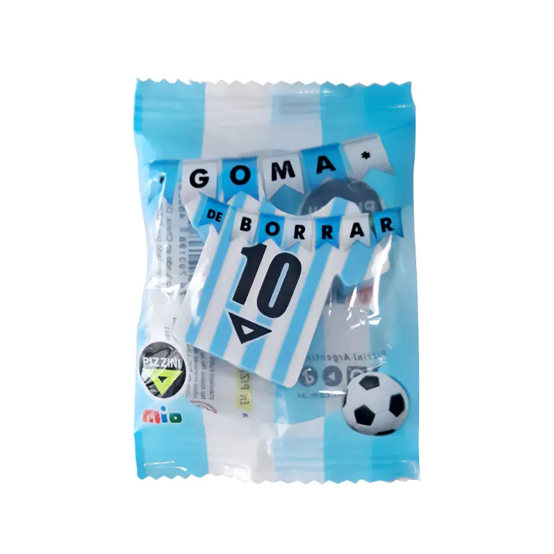 Goma de borrar lápiz Pizzini Camiseta Argentina