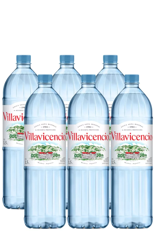 Agua Mineral Villavicencio S/Gas 1,5 Lt x6 (E) 