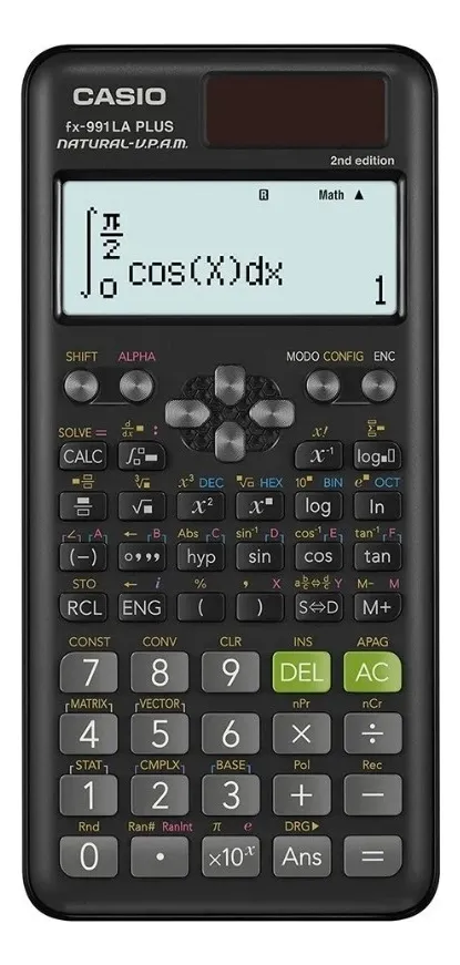 Calculadora Científica Casio FX-991LAPLUS-2 Negra