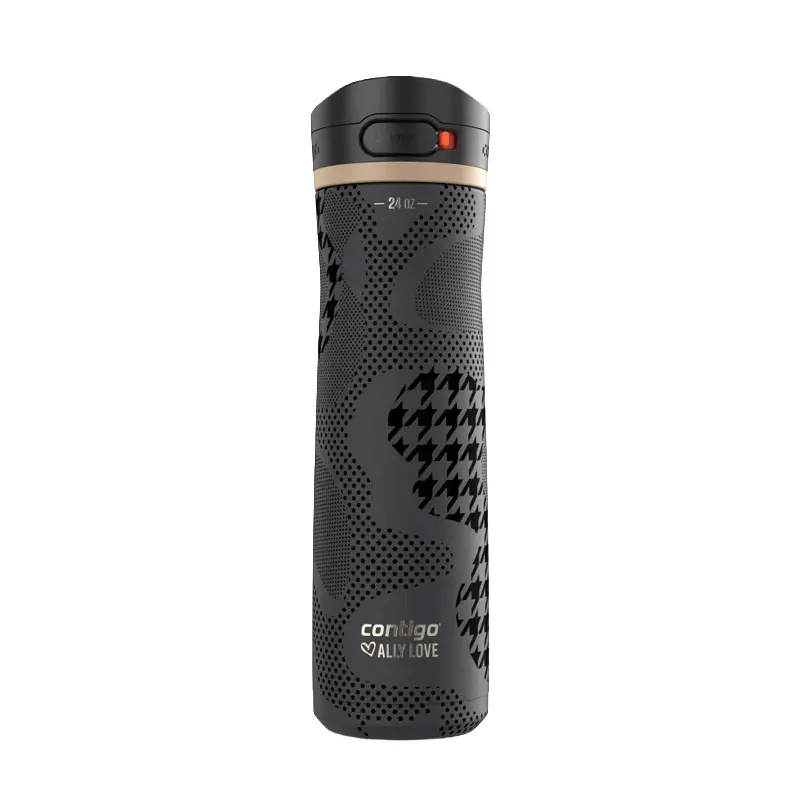 Botella térmica Contigo Jacson Chill, negro licorice de 709ml.