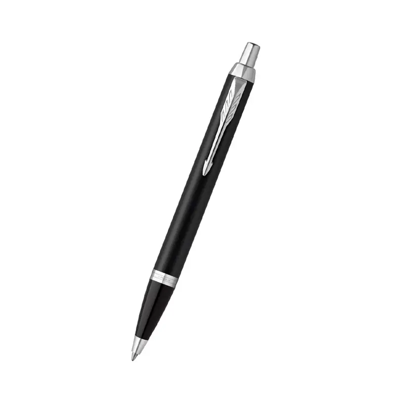 Bolígrafo Parker IM Negro y plateado CT, tinta azul