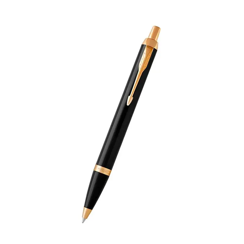 Bolígrafo Parker IM Negro y oro GT, tinta azul 