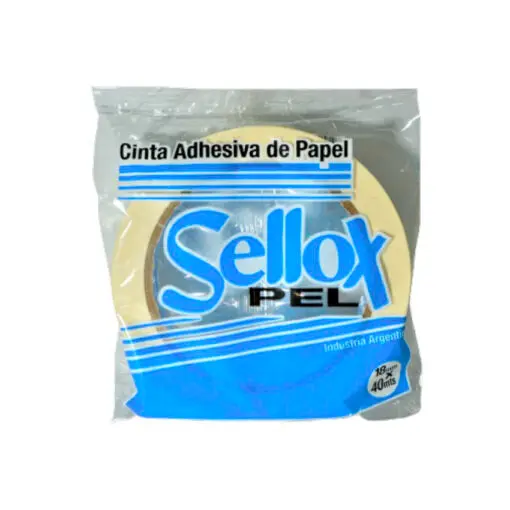 Cinta de enmascarar Sellox, 18mm. x 40mts.