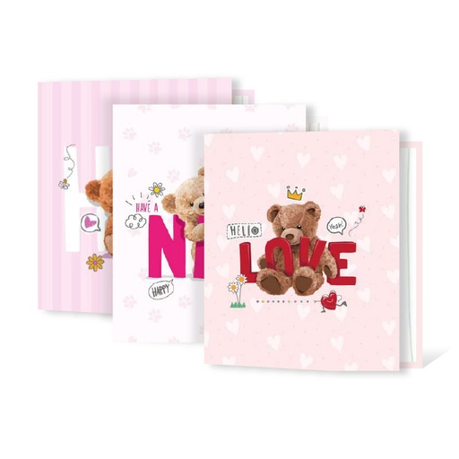 [CAR3AREXOSO] Carpeta 3 anillos 40 mm Rexon Comfy Bear