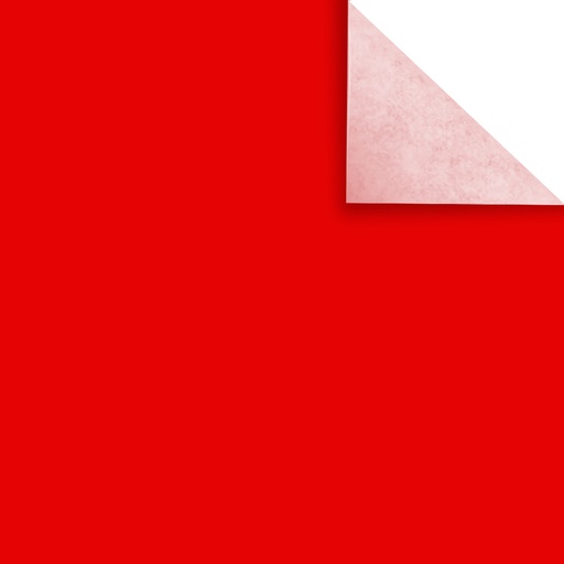 [PAPAFICHEROJ] Papel Afiche rojo, pack de 20 unidades