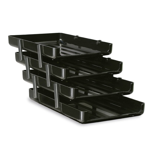 [PIZBAN4P440B] Bandeja de 4 pisos con bisagra Pizzini 440B, plástica