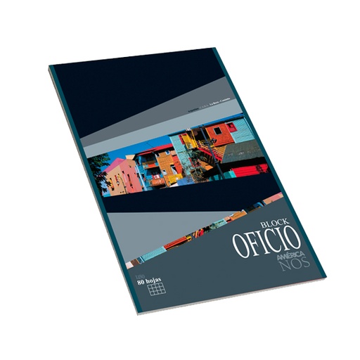 [AMERBKOF80L] Block Oficio Emblocado América, 80 hojas lisas