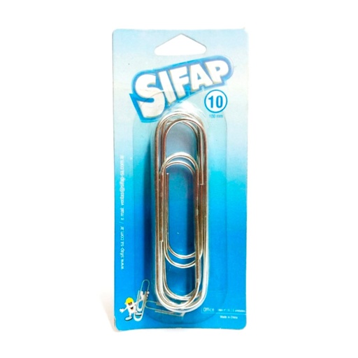 [SIFAPCLIPN10] Broches Clips Sifap N°10, 100mm. caja de 5 unidades