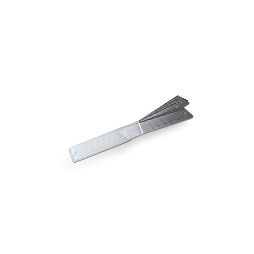 [CUCHILL9X10] Cuchilla para cortante, 9mm. de10 unidades