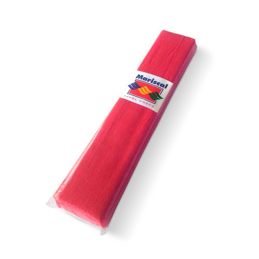 [CREPEROJOX10] Papel Crepe Mariscal rojo, pack de 10 unidades