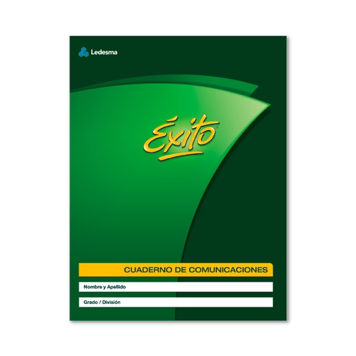 [EXITOCOMUNIC] Cuaderno de Comunicaciones Éxito tapa flexible, 16x21cm.