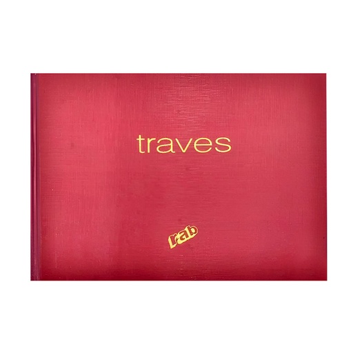 [RABTRAV7790] Libro Traves Rab 2 manos, apaisado, rayado, tapa dura, 40 x 27cm. 200 páginas