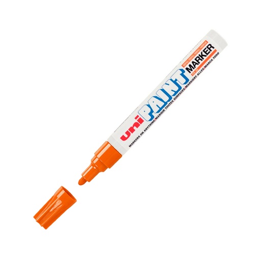 [UNIPX20X12NA] Marcador Uni Paint PX20 naranja, 12 unidades