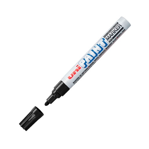 [UNIPX20X12NE] Marcador Uni Paint PX20 negro, 12 unidades