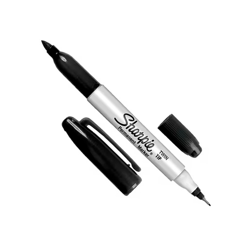 [SHARPITWIN2P] Marcador permanente dos puntas Sharpie Twin Tip negro