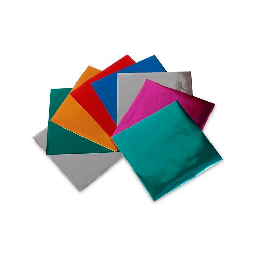[GLASEMET100] Papel glasé metalizado, pack de 100 unidades