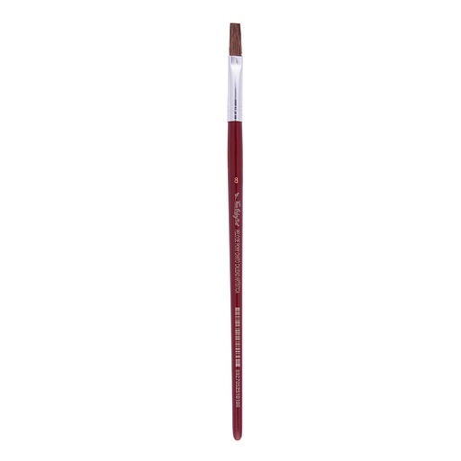 [VANORLCH8X12] Pincel chato N°8 Van Orley, pack de 12 unidades