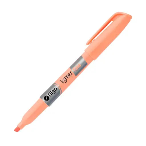 [FILGOREFIPNA] Resaltador Fino Filgo Lighter Pastel naranja