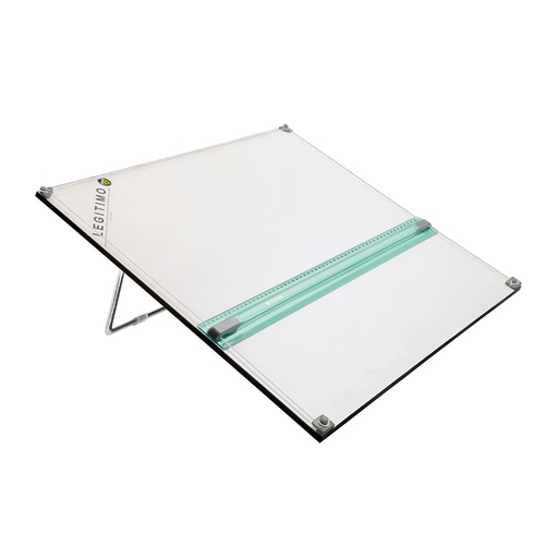 [PIZTA4050ATR] Tablero 40x50 con Paralela Atril 1Posición y Portatablero 774340x50