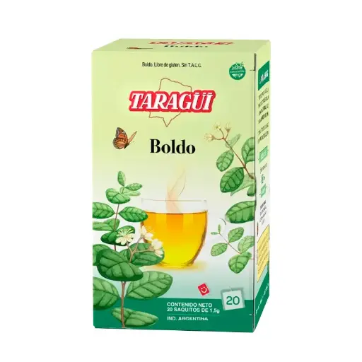 [TARAGBOLDX20] Té de Boldo Taragüí, caja de 20 saquitos(F)