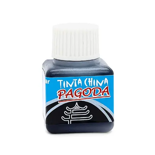 [PAGCHINANE] Tinta china Pagoda negra, 17cc.